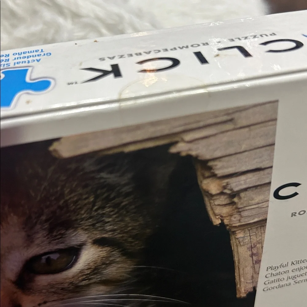 🩶5/$30 Click by Mega 500 Piece Cat Tabby Kitten Puzzle